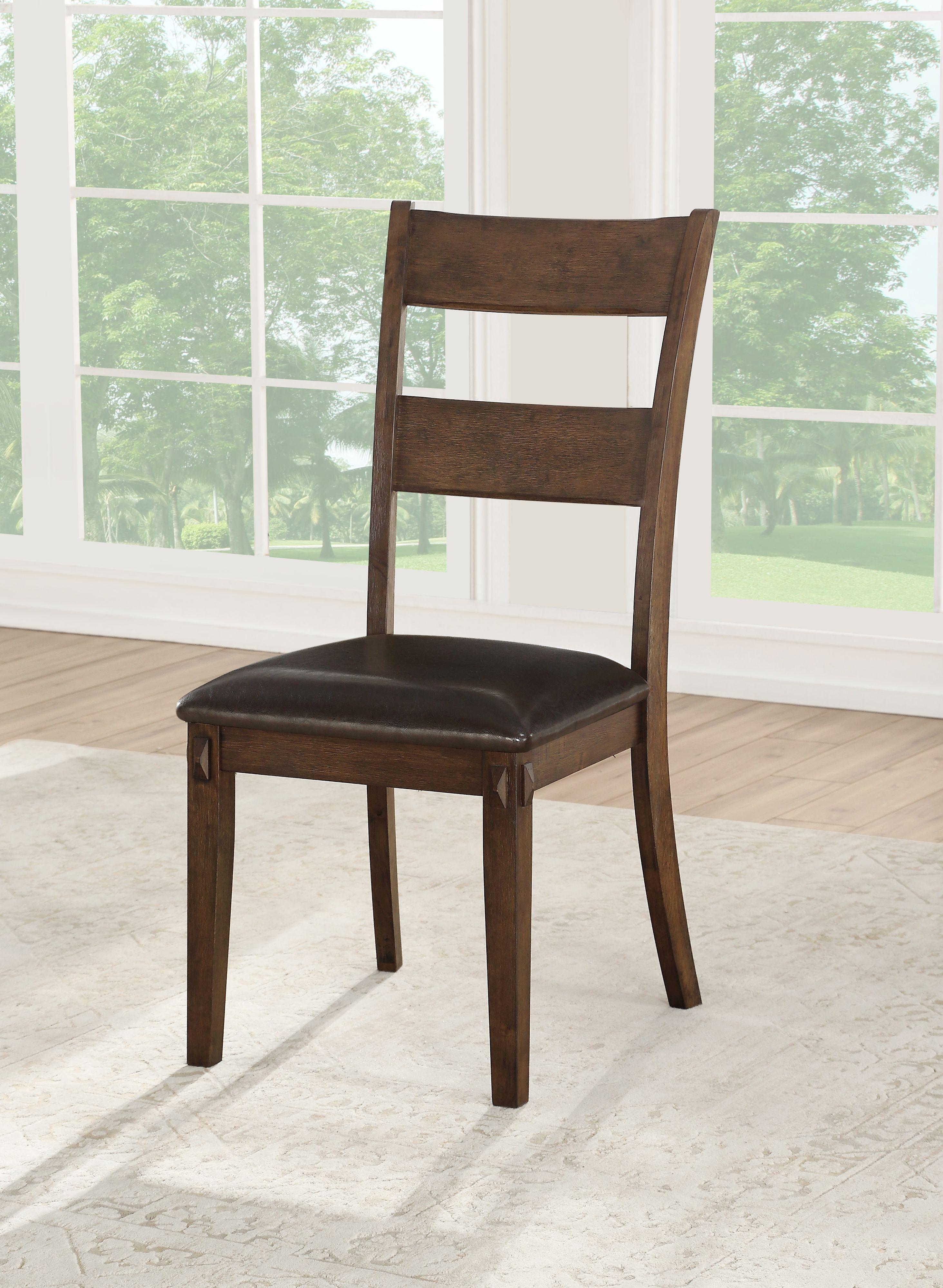 Nabirye PU & Dark Oak Side Chair image