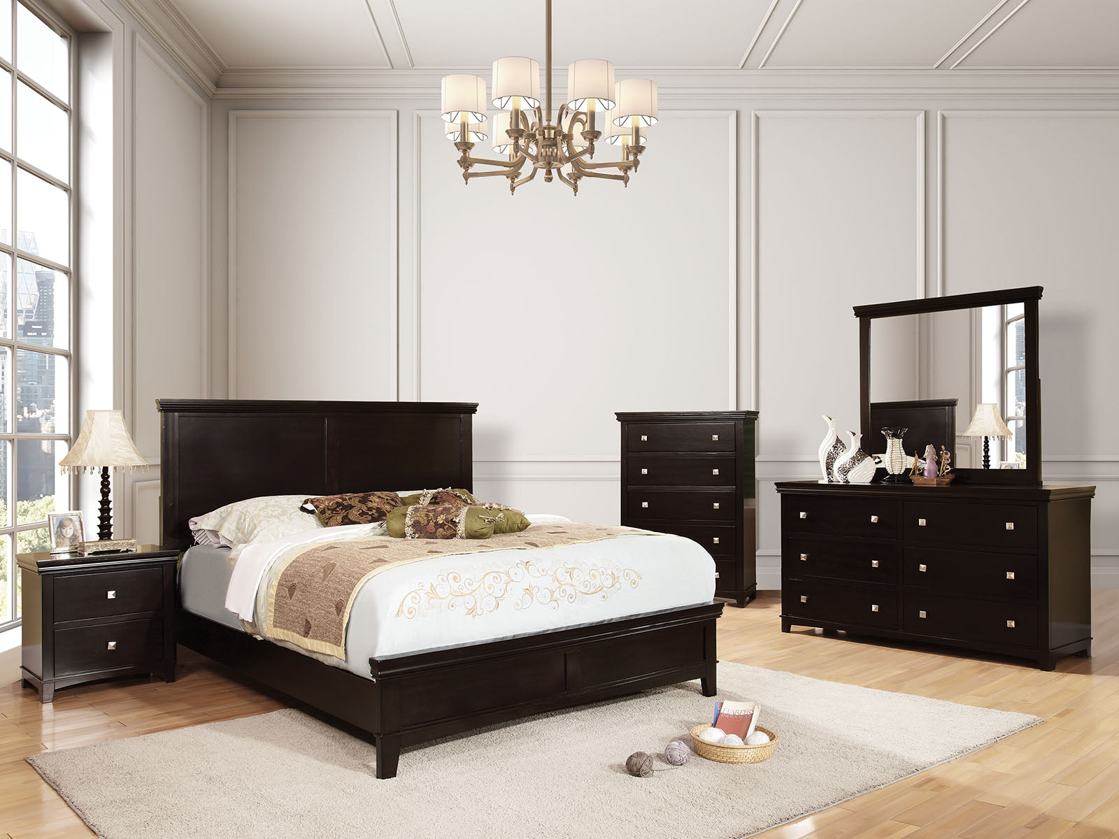 Spruce Espresso 5 Pc. Queen Bedroom Set w/ Chest image