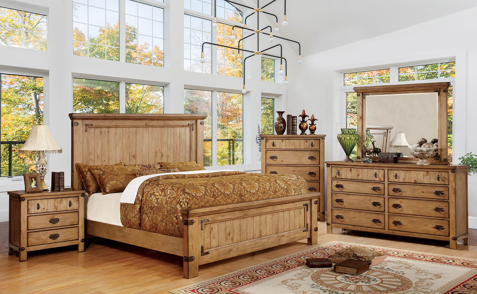 PIONEER Weathered Elm Cal.King Bed image