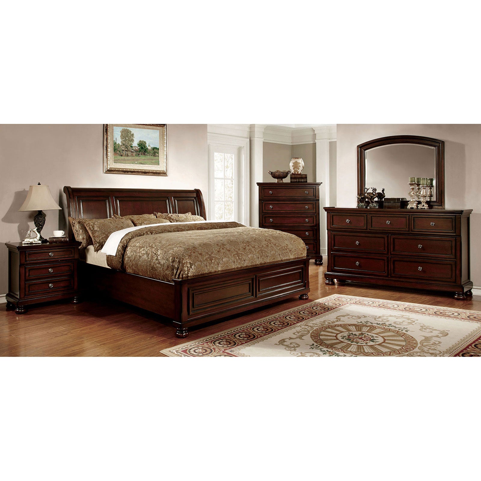 NORTHVILLE Dark Cherry Cal.King Bed image